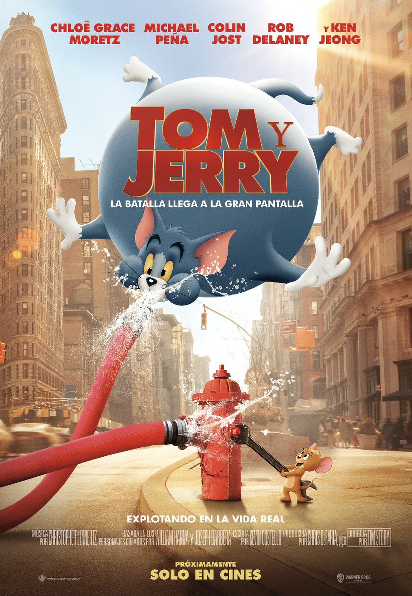 Telorecomiendox's tweet photo. [Nuevos Posters]
De la próxima pelicula de @TomAndJerry “La Batalla llega a la Gran Pantalla”💥 

Próximamente en Cines 🎬 https://t.co/LeOU0bfQlX