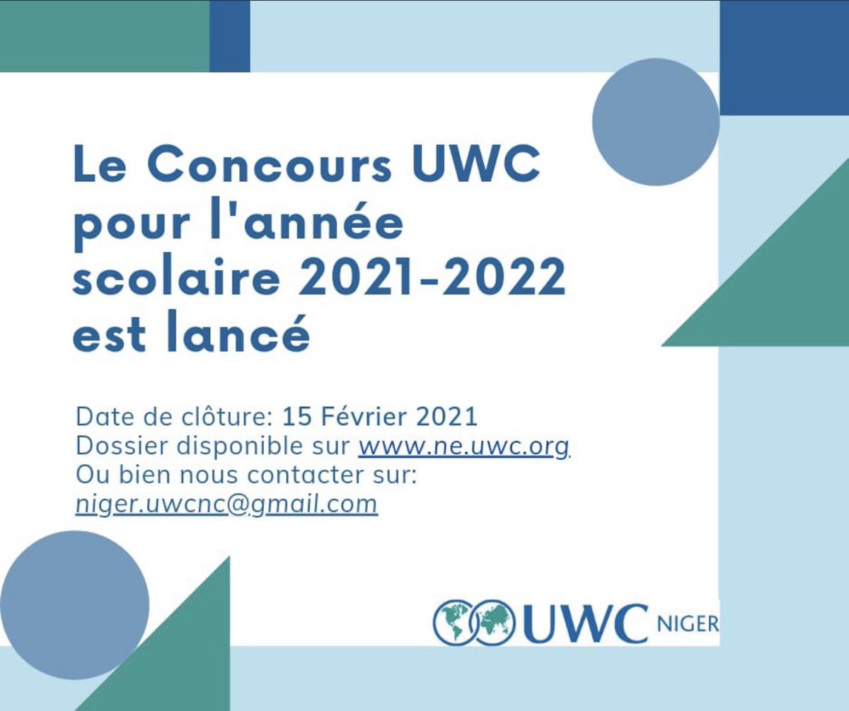 Boukar227's tweet photo. Partageons cette opportunité pour que le maximum de lycéens et de lycéennes du #Niger aient accès. D’autres y ont eu accès en ayant l’information. https://t.co/mfFWg64A6E