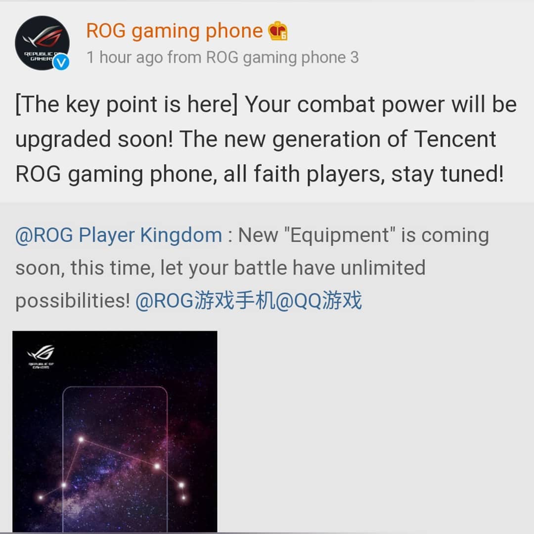 64_BitTech's tweet photo. New Asus RoG Gaming Phone coming soon 🔥
.
.
#ASUS #rogphone #asusrogphone #asusrog3 #asusrog4 #roggaming #rogphone3 #androidgaming #asusindia #gamingcommunity #mobilegaming #android11 https://t.co/j521NR0D32