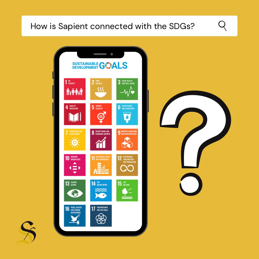 SapientSEE's tweet photo. How are we connected to the United Nations SDGs? 💚 🌎 
We develop projects and partnerships to tackle them! Want to know which ones? Guess you’ll have to wait... 😉

#SDG #SapientSEE #UN #sustainability #sustainable #development #goals #takeaction https://t.co/5UuTDM7lTE