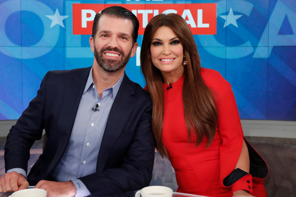 nypost's tweet photo. Donald Trump Jr. and Kimberly Guilfoyle to exit NYC, join family in Florida https://t.co/UR6KbCoJxt https://t.co/3HSIuL4l7z