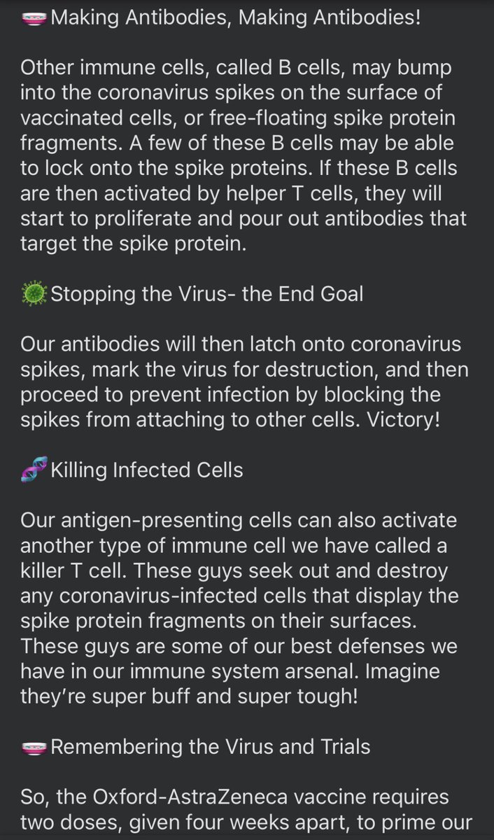 The Oxford-AstraZeneca coronavirus vaccine is one of the newest on the market. Unlike Moderna’s and Pfizer’s, this one is an adenoviral vaccine vector. I thought it would be helpful to explain how it works. 