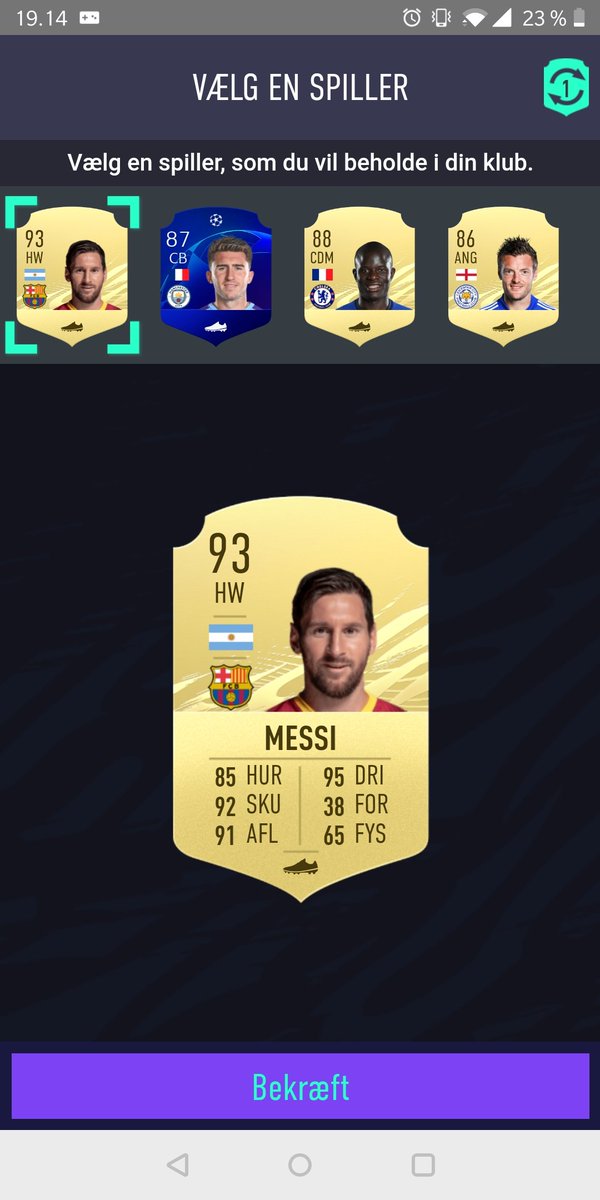 OpingiYT's tweet photo. 84+ sbc'en giver gaver, og første ejer Messi joiner CR7 https://t.co/0cX5qlsDQD