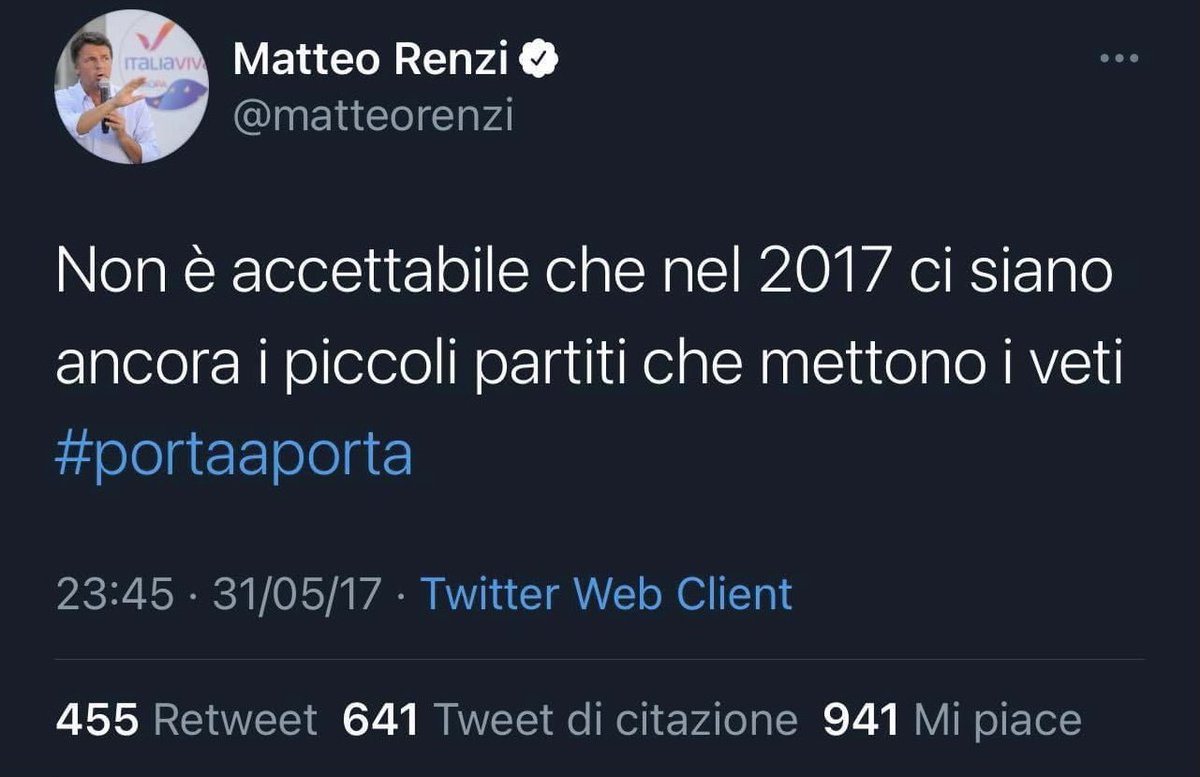 Tweet invecchiati male e dove trovarli #crisidigoverno #maratonamentana #Renzivergogna