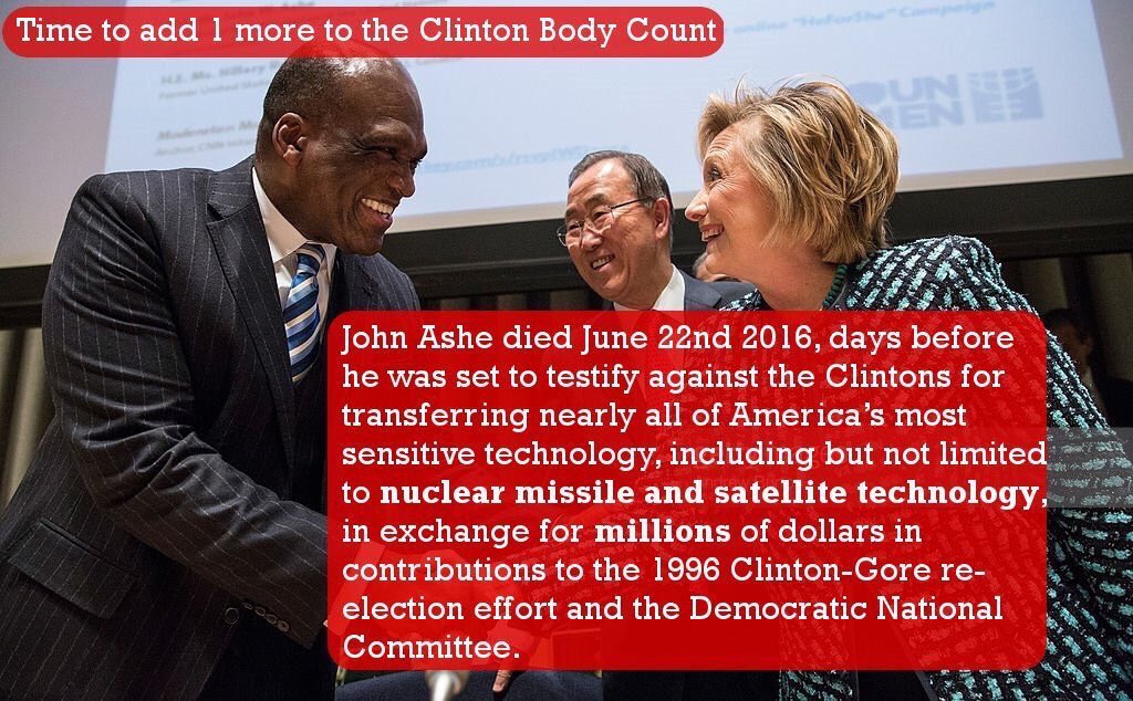 48 - John Ashe - Former Pres. Of UN General Assembly was awaiting trial on bribery charges when he turned up dead in June, apparently having crushed his own windpipe while lifting weights in his home.