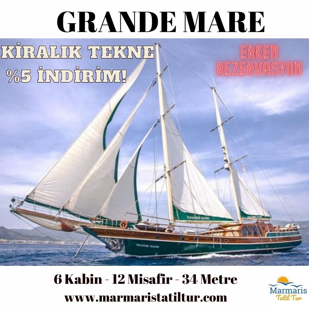 Marmarstatiltur's tweet photo. Gulet Grande Mare - Unutulmaz bir mavi yolculuk sizleri bekliyor! %5 Erken reservasyon indirimini kaçırmayın.
#tekne #gulet #mavitur #maviyolculuk #teknekiralama #yacht #yatkiralama #marmaris #erkenrezervasyon #indirim 
https://t.co/QtTA0JvMb0 https://t.co/t5demc8Iiy