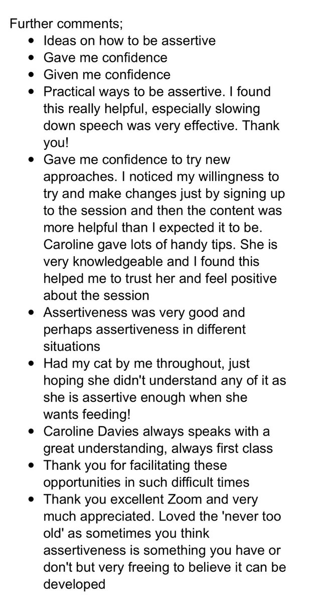coachingwith's tweet photo. Thank you for the feedback! #agreatcompany #staffmentalhealth #executivecoaching https://t.co/opTzeeDlaO