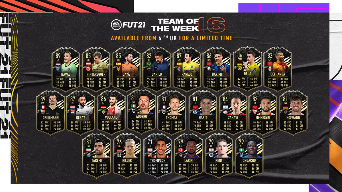 futmaschine's tweet photo. TOTW 16, Silver Star Andrich &amp; LaLiga POTM Aspas!

#FIFA21 #FUT21 #Headliners https://t.co/YS8o6SPvej