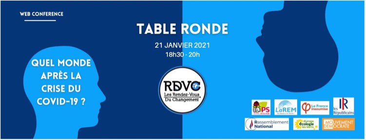 bolognesi_2's tweet photo. [Infos RDVC 🌍]
Quel monde après la crise du #COVIDー19 ? 🧐
Pour le savoir, viens assister à la première table ronde politique organisée par @LesRDVC avec des jeunes guests venus de tous les partis politiques😲.
On vous attend nombreux le 21 de ce mois dès 18h30 ! 🔥 #RDVC #TBS https://t.co/AHzOBnUjbi