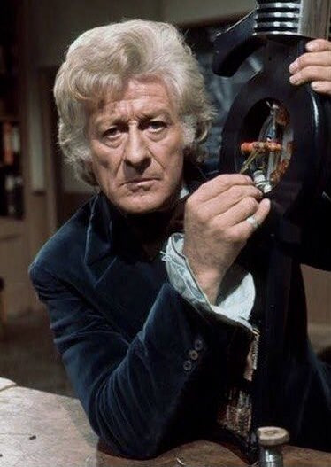 Three for the price of one! The photo of Troughton isn’t even of the Doctor! 