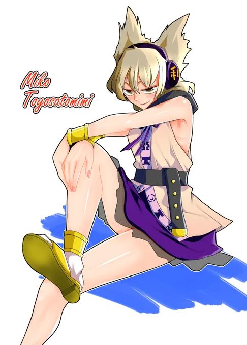 進捗2 豊聡耳神子(Miko Toyosatomimi) #セクスアリス進捗絵