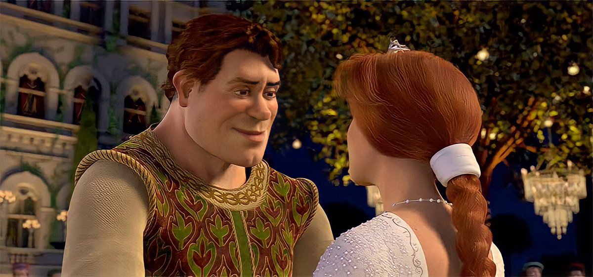 Essa cena de Shrek 2 acaba comigo, a forma como ele... 