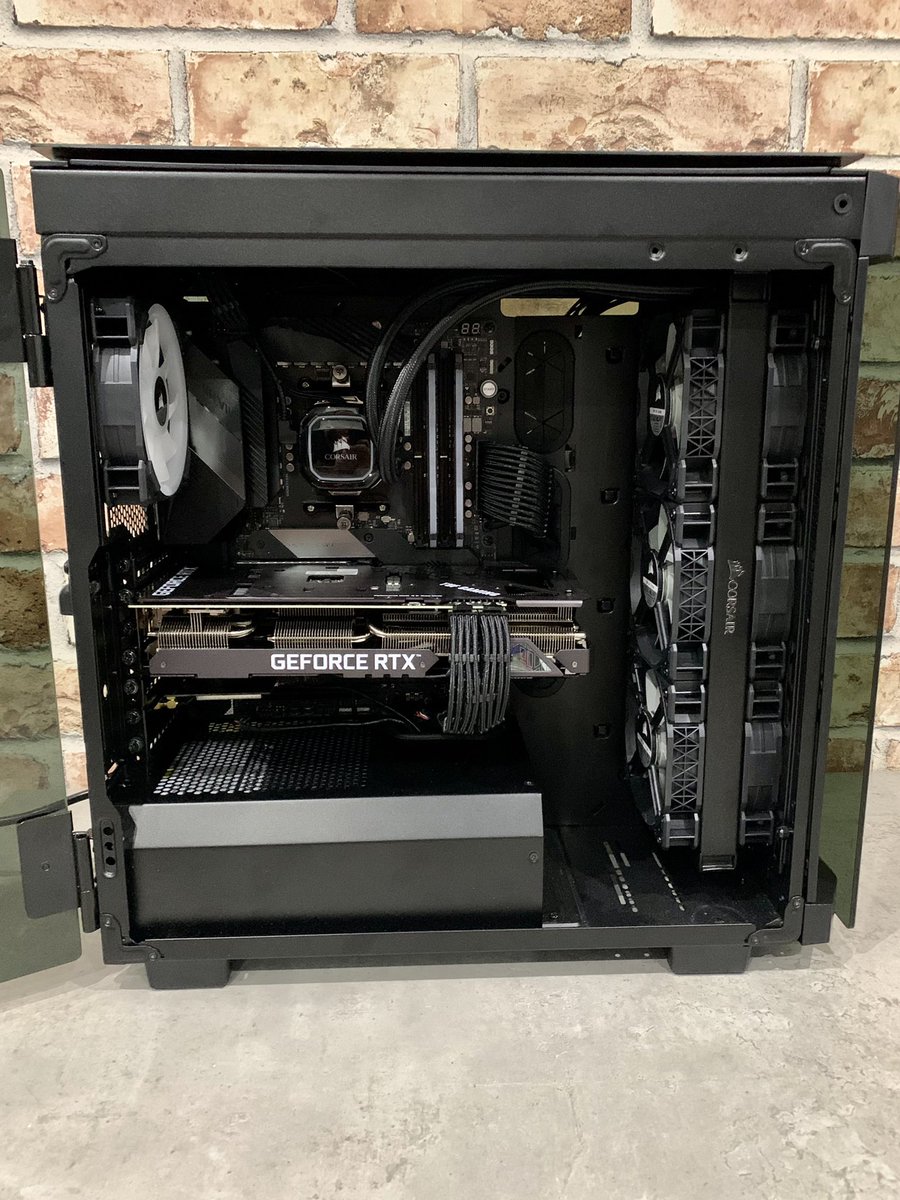 PC_Custompcs's tweet image. 2 of 2 Builds finally finished this week! This ones a beast of a build. AMD Ryzen 7 5800x, Asus Tuf 3070 32gb Ram #PCPCs #CustomPCbuild #GamingPc #Clean #Amd #5800x #Ryzen7 #CableManagement #Asus #Corsair #ROG #Tufgaming #Nvidia #Rtx3070 #FPS #1440p