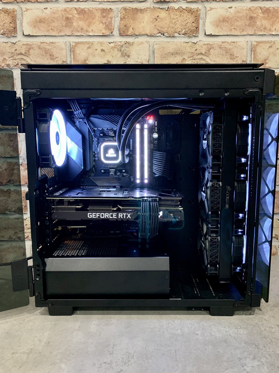PC_Custompcs's tweet image. 2 of 2 Builds finally finished this week! This ones a beast of a build. AMD Ryzen 7 5800x, Asus Tuf 3070 32gb Ram #PCPCs #CustomPCbuild #GamingPc #Clean #Amd #5800x #Ryzen7 #CableManagement #Asus #Corsair #ROG #Tufgaming #Nvidia #Rtx3070 #FPS #1440p
