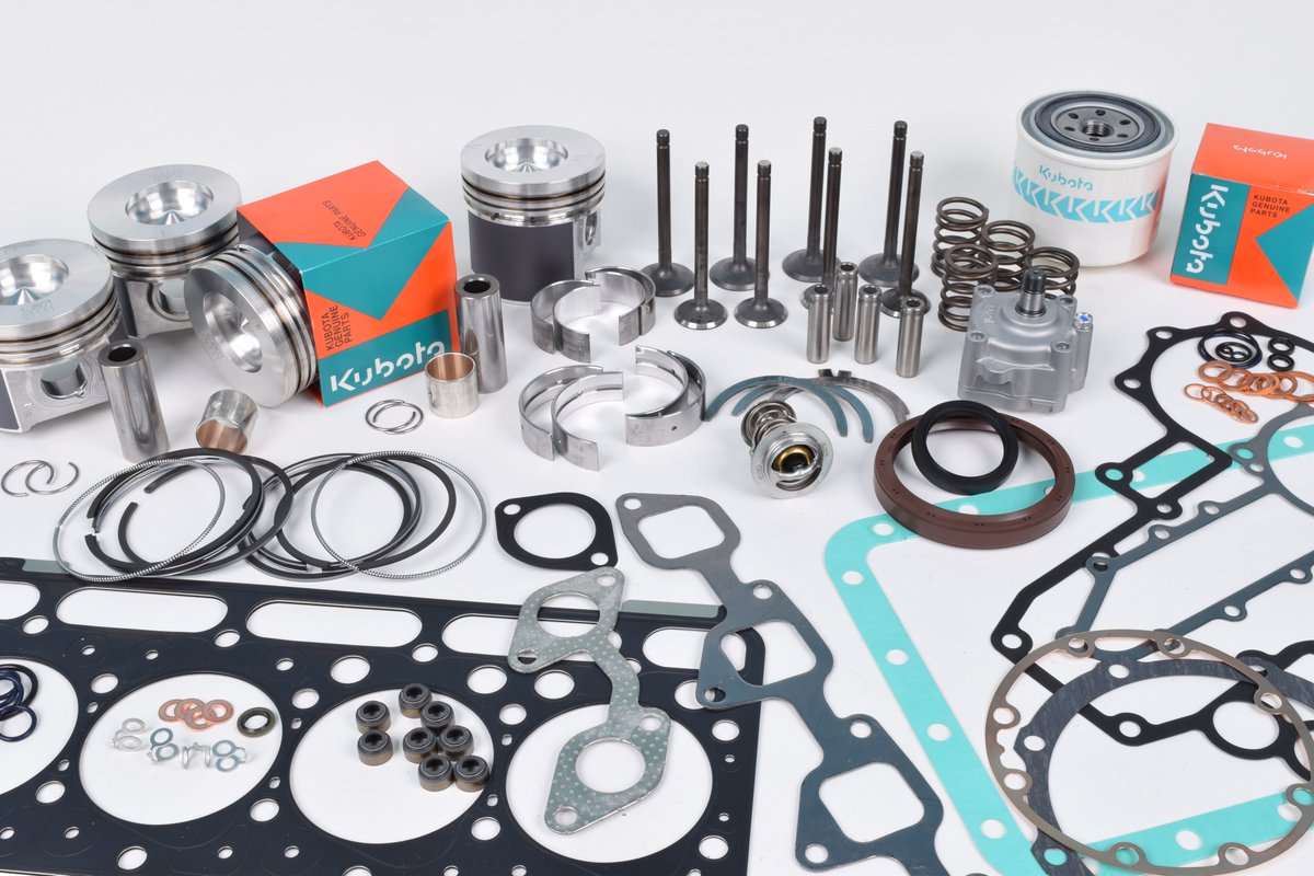 NorthernPower1's tweet photo. "Will-fit" solutions aren't the right solution. The genuine Kubota parts in our engine overhaul kits are engineered to the most stringent specifications to ensure the durability on which our reputation is founded. Ask our team of Kubota parts experts about them. https://t.co/0kYaP49Or1