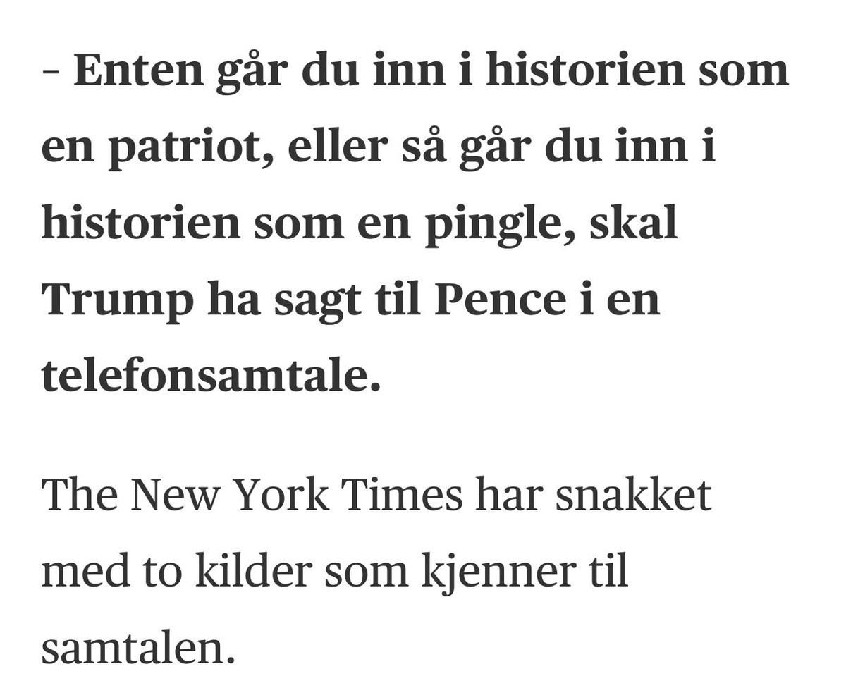 Han sa vel ikke akkurat pingle? Grab them by the pingle, sa han vel heller ikke? #aftenposten grab