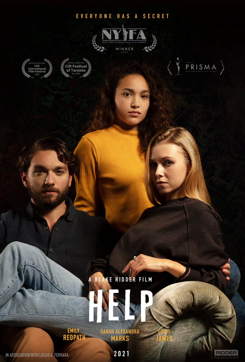 Just watched HELP, the debut feature film from <a href="/BlakeRidder/">Blake Ridder</a> that was shot over 12 days during lockdown. It's a good, solid psychological thriller. Full review coming soon to <a href="/FILMHOUNDSmag/">FILMHOUNDS Magazine</a>