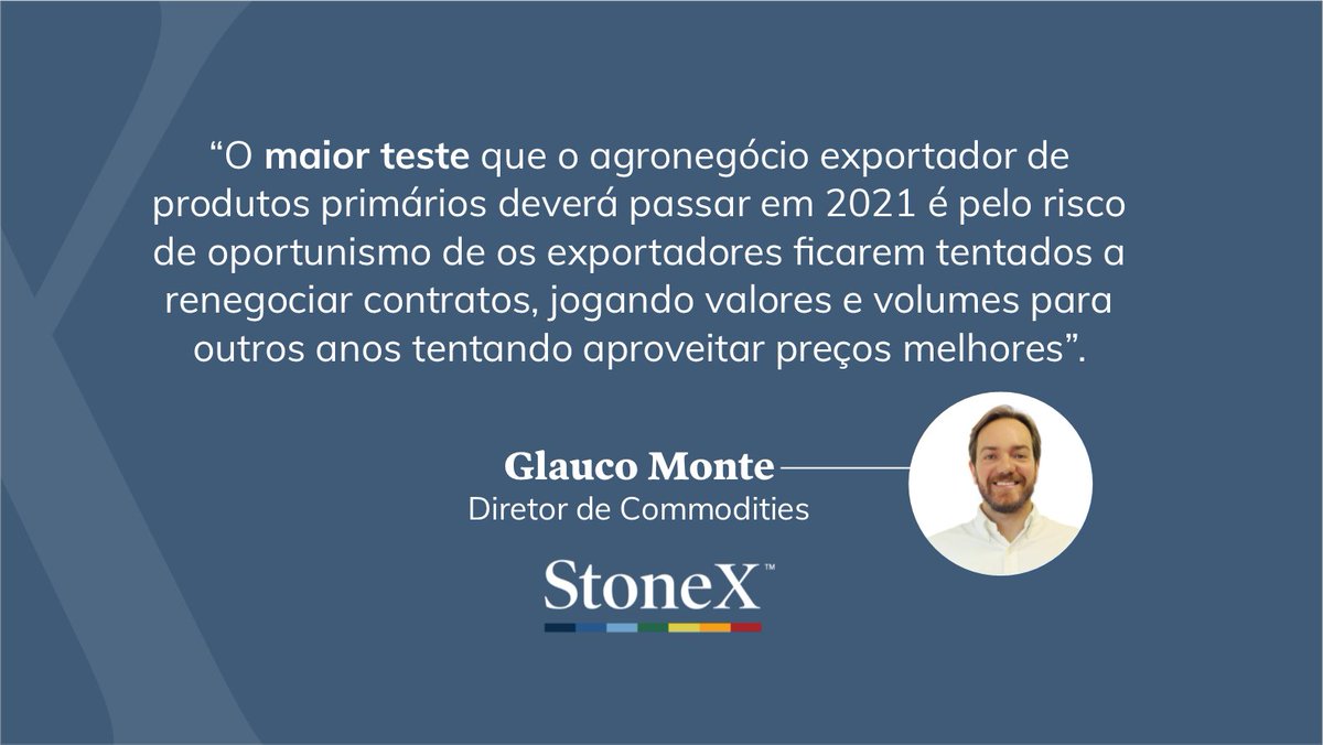 Agro ainda sobrará em caso de risco Brasil maior, mas renegociação de exportações preocupa StoneX https://t.co/wcWNdfobBJ https://t.co/7e2oQk4IPB