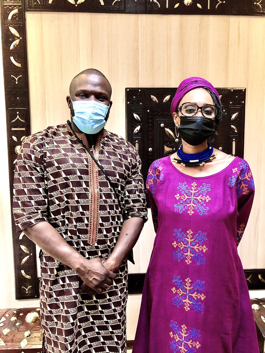 lat_diallo's tweet photo. Moussa Wagué ANI Mme KONARÉ Kadiatou, ministre de la culture du Mali, Kow Bey 😊 !

#Keyzit #AfricanMajor https://t.co/jn3qMvPA10