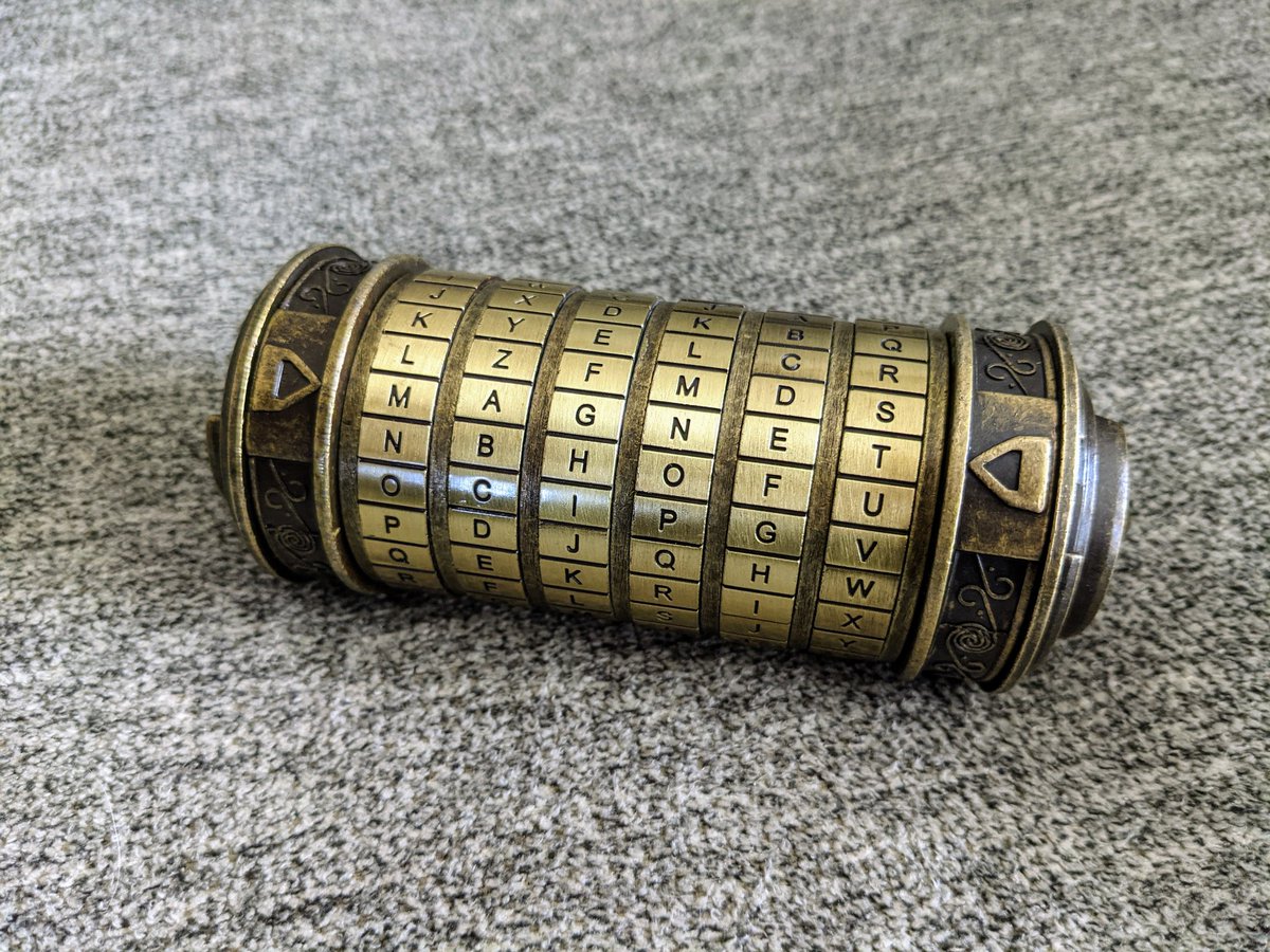 KevinPagano3's tweet image. And finally, a cryptex, more on this later #MagnetWeeklyCTF 4/4