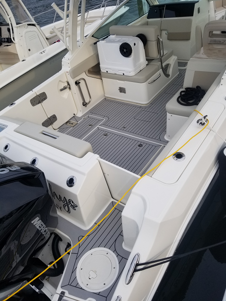 66 Days until Spring! Now is the time to think about sprucing up your boat decks with Flexiteek 2G... a great alternative to teak - it's low maintenance and won't fade over time. Backed by a 10 year warranty #Flexiteek #boating #boatinglife #yachtlife #Apfmarine