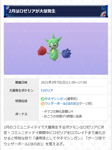 ٹوئٹر ポケモンgo攻略 Gamewith Twitter پر ロズレイドの覚える特別な技について 今回のコミュニティデイではロゼリアをロズレイドに進化させることで 通常技 タネマシンガン ゲージ技 ウェザーボール ほのお を覚えさせることができます ウェザーボール ほ