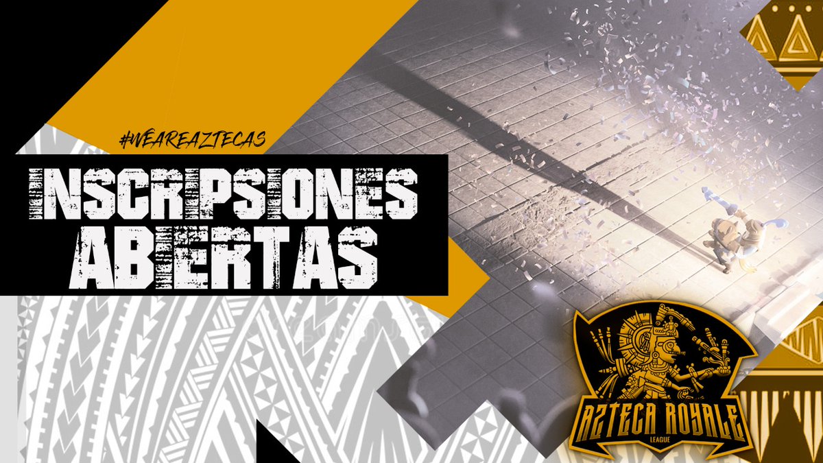 Azteca Royale League (@aztecaroyale) on Twitter photo #CLASHROYALE
¡¡INSCRIPCIONES ABIERTAS!!
➡️ARL INDIVIDUAL
REQUISITOS
Seguir a
<a href="/AztecaRoyale/">Azteca Royale League</a>
@OLU_CR
🔁 Y ❤️
Pruebas MD. #CLASHROYALE
¡¡INSCRIPCIONES ABIERTAS!!
➡️ARL INDIVIDUAL
REQUISITOS
Seguir a
<a href="/AztecaRoyale/">Azteca Royale League</a>
@OLU_CR
🔁 Y ❤️
Pruebas MD.