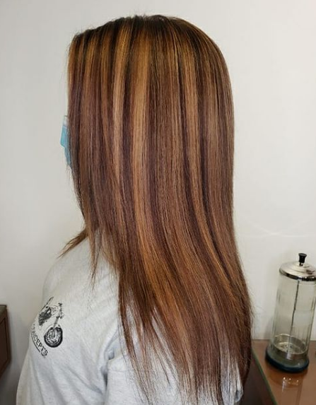 TRUUSALON's tweet photo. beautiful caramel highlights by @hairtrendsbykimberly 😍 https://t.co/ynKCMDJYeg