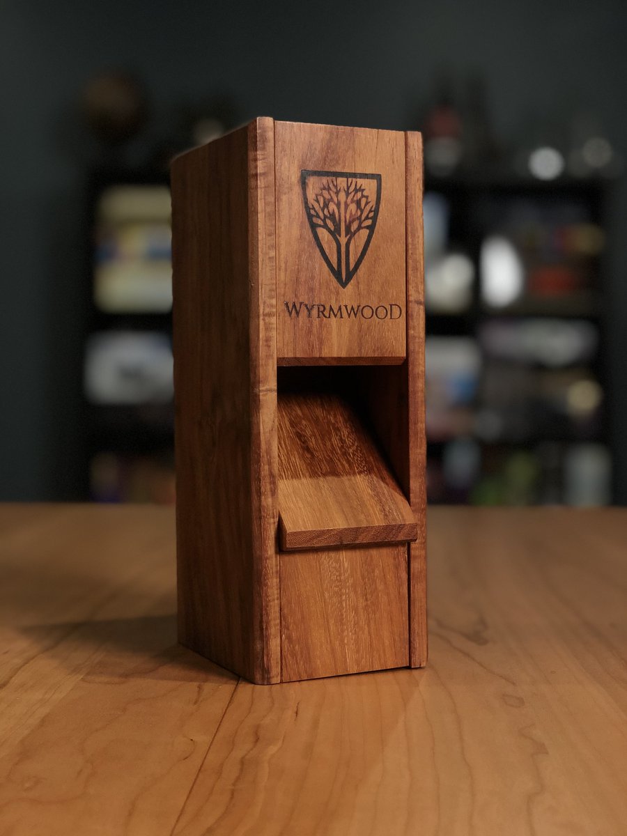 WyrmwoodGaming's tweet photo. We aren't monkeying around this #WyrmwoodWednesday.

Today, you'll have the chance to win a... *checks notes* ...Monkeywood Dice Tower.

It's still serious business here, okay?! This is a rare find.

(Make sure to check the rules below👇)
 #dice #twitch #ttrpg #giveaway #rare https://t.co/OnS9rz2bQ3