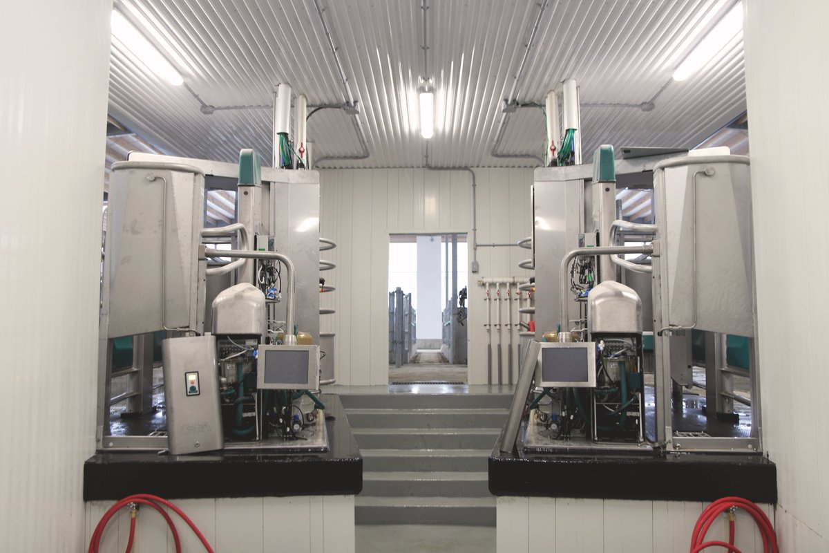 dairylanesystem's tweet photo. 1/2 - Congrats to the de Jong family at A.H.E. Dairy Farm on starting up their 5 x GEA R9500 robot project this week! 

#DLSdairy #DLSrobotics #DLSstructure #DLSJourdain #dairyfarmers #dairyfarming #dairy #agriculture #milk #cowcomfort https://t.co/uv6FcM8pkX