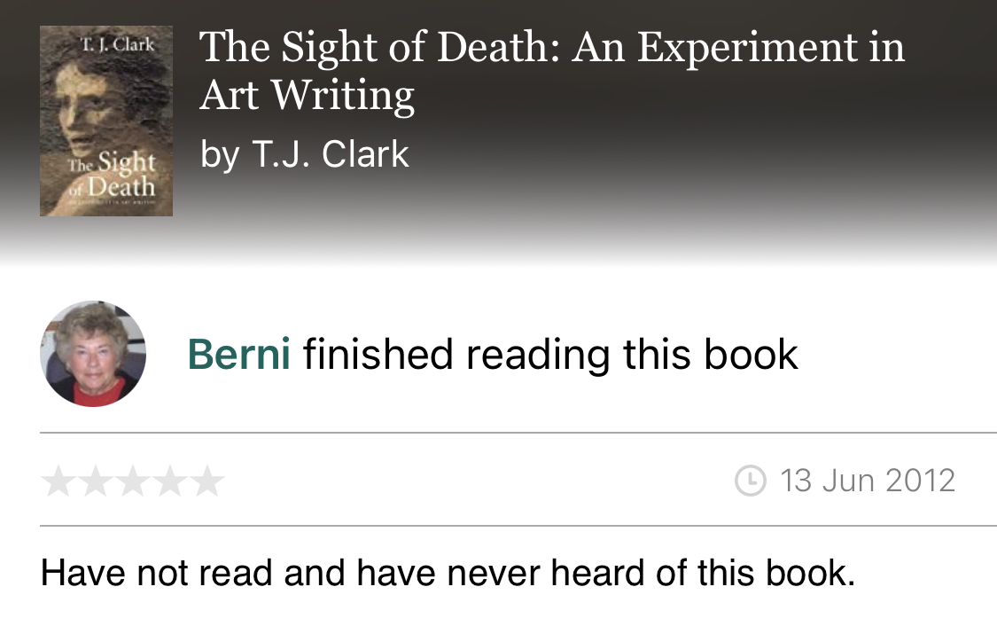 Goodreads, Bizarre Reviews tweet media
