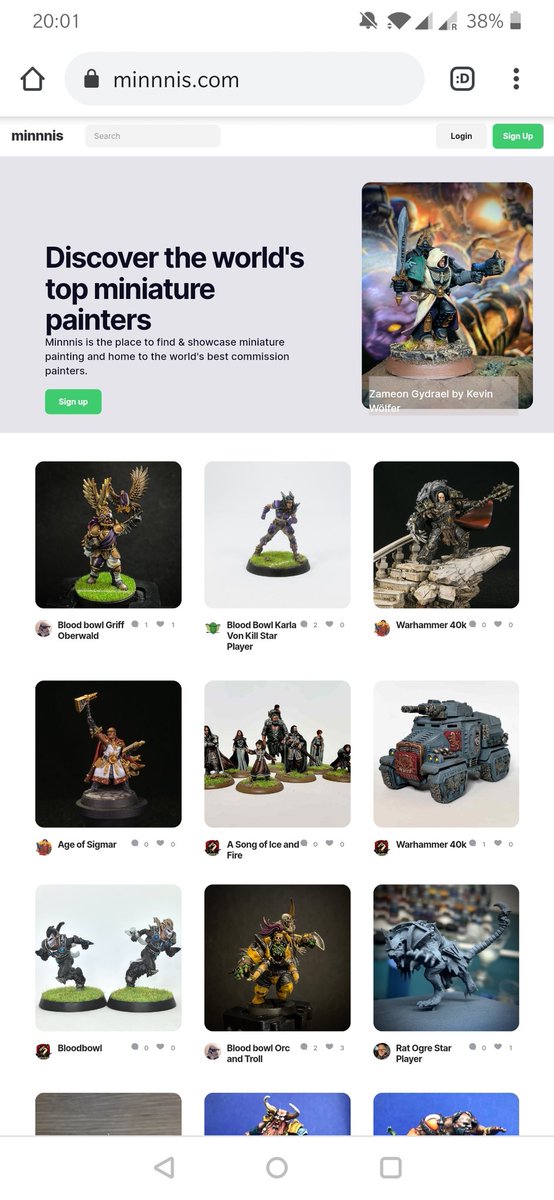 Major_Grooves's tweet photo. Here is something I've built which combines my loves of all things #GamesWorkshop, #BloodBowl, #MiniaturePainting and #NoCode app development. It's not public yet, but a retweet and DM will get you early access. Built with @bubble ! 🎨🙌🏻🤖 https://t.co/XNNxgIaEfe