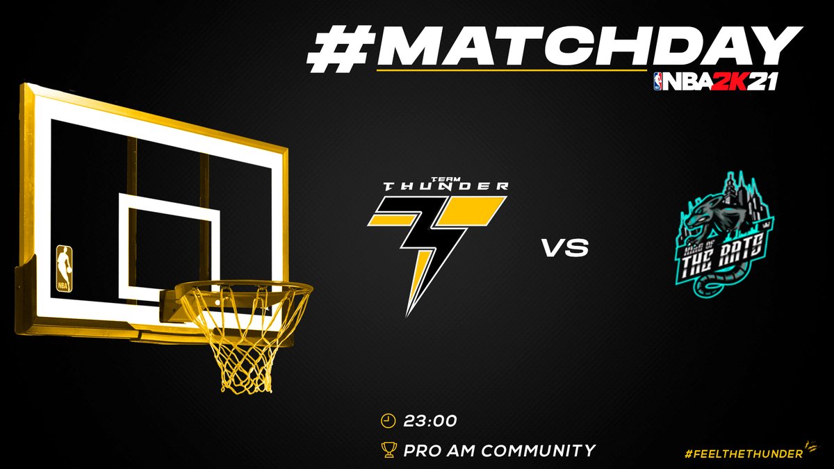 #MATCHDAY | #NBA 

Esta noche se disputa la 12ª Jornada de la División Plata Oeste de la Liga <a href="/proamcommunity/">ProAm Community</a> de #NBA2K21. 

🕚|23:00
🆚|<a href="/KingOTR3/">KingOTR</a> 

¡A por todas chicos!💪

#TTHArmy🪖
#FeelTheThunder⚡️