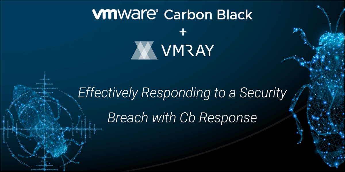 vmray's tweet photo. [Partner Highlight🤝] Looking to speed up the process of identifying a potential threat? Our integration with @vmw_carbonblack allows security teams to be more effective. 
https://t.co/pgVnCz7TK8
#DFIR https://t.co/ybTx5WFP9q