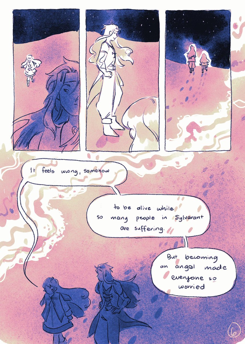 it was...very difficult balancing what i want them to say vs what is in character. i rewrote it a lot of times to tone down the melodrama wijshkjwhsd and in the end im still not entirely happy with it but i sure tried my darnest (2/4)