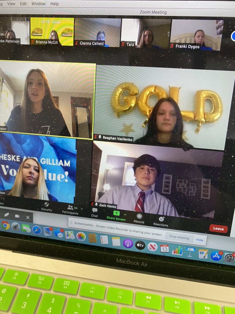 MrJBermudez's tweet photo. Today is the day we have all been waiting for!!  #PresidentOfPequannock2020 thank you to the @goldparty2020 and @2020blueparty! Thank you @MrsJCohen20 for making this happen! I am so proud to be a teacher @pthsnation! @panthertownNJ is the best! @RichHayzler @beth_sheridan6 https://t.co/vc5yXcJ9wR