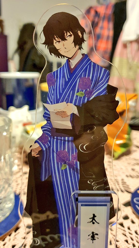 memechan85's tweet photo. Handsome boy arrived. I love Kimono ๐ and Dazai.... ๐คญ
#bsd #dazaiosamu #dazai #bsdmerch #BungouStrayDogs #ๆ่ฑชในใใฌใคใใใฐใน #kimono #acrylstands #merchandise #ๅคชๅฎฐ https://t.co/JCFWs9xUA4