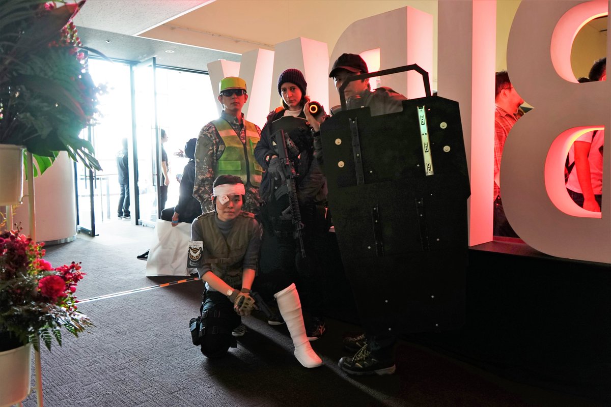 I missed Ubiday 2017 (October)! Insane crowd, but so much awesomeness with my fellow agents...! My Striker vest barely survives its "christening".