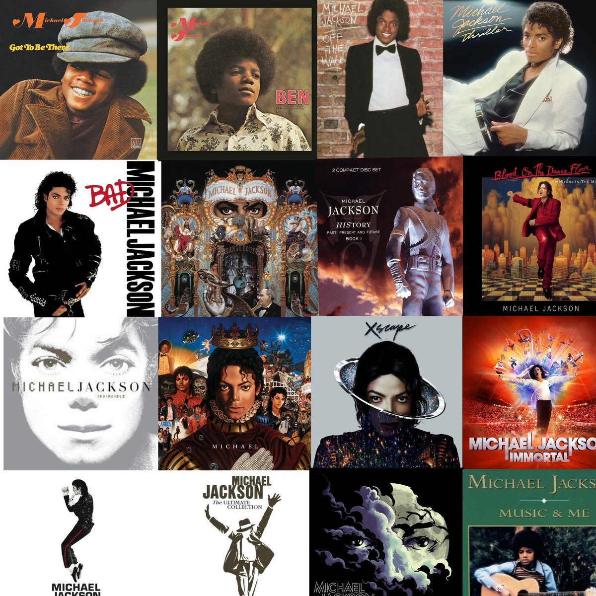 • MÚSICAAs músicas do Michael são bem diversificadas nos gêneros. Ele se consolidou no Pop, mas sua discografia é dividida também em Rock, Soul, R&B, Disco, Blues, Classic Rock, Funk, Gospel, Hip-Hop, entre outros.