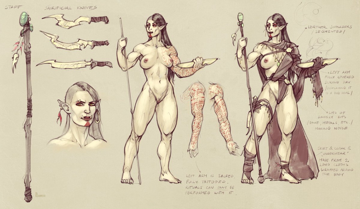 Look at this dope pyramid orc shaman <a href="/JanRockArt/">JanRock</a> concepted up. You're totally a concept artist dude.