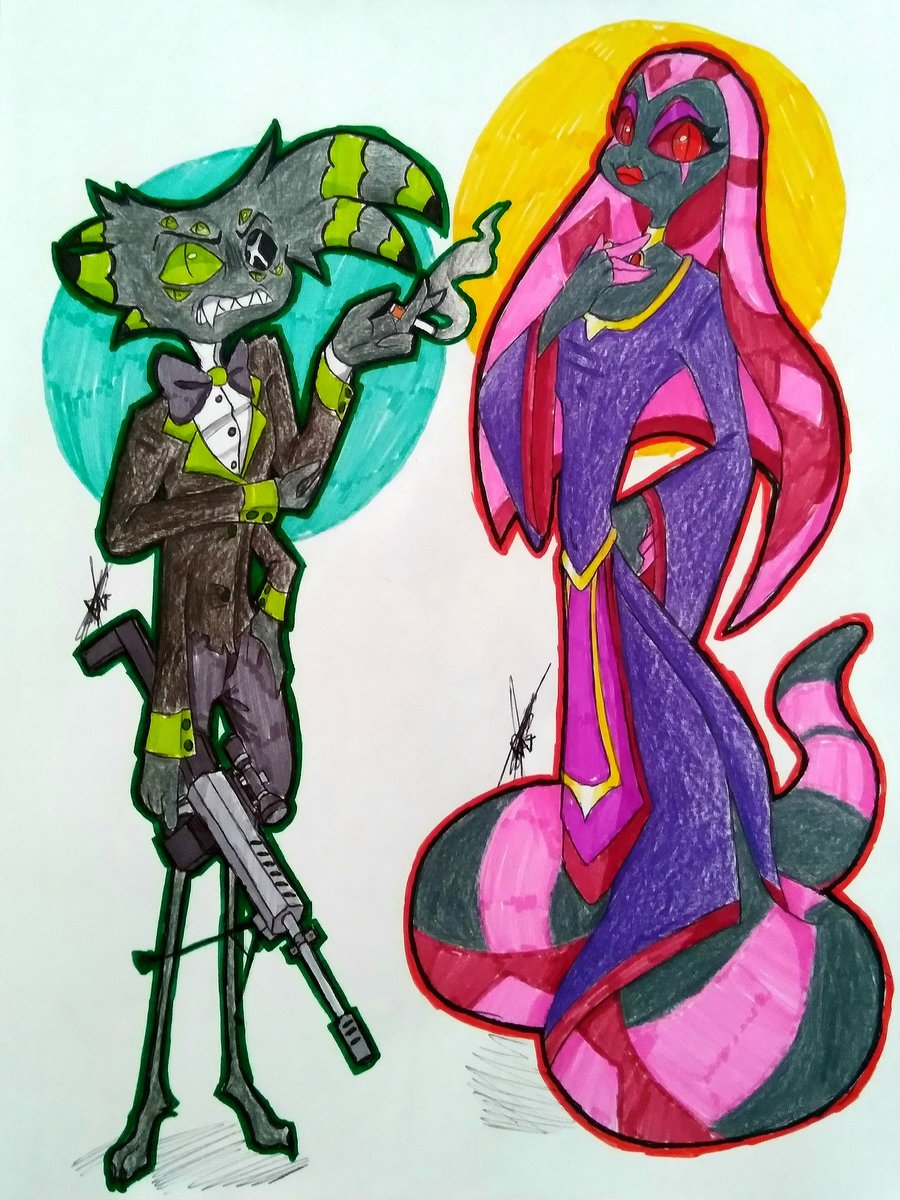 ratenhas's tweet photo. I couldn't resist their beauty, shit-- 💕
#myart #ratenhasart #traditionalart #giftart #notmyoc #HazbinHotelOC #LadyOnyx #Pyrko https://t.co/zYzXsEMOsp