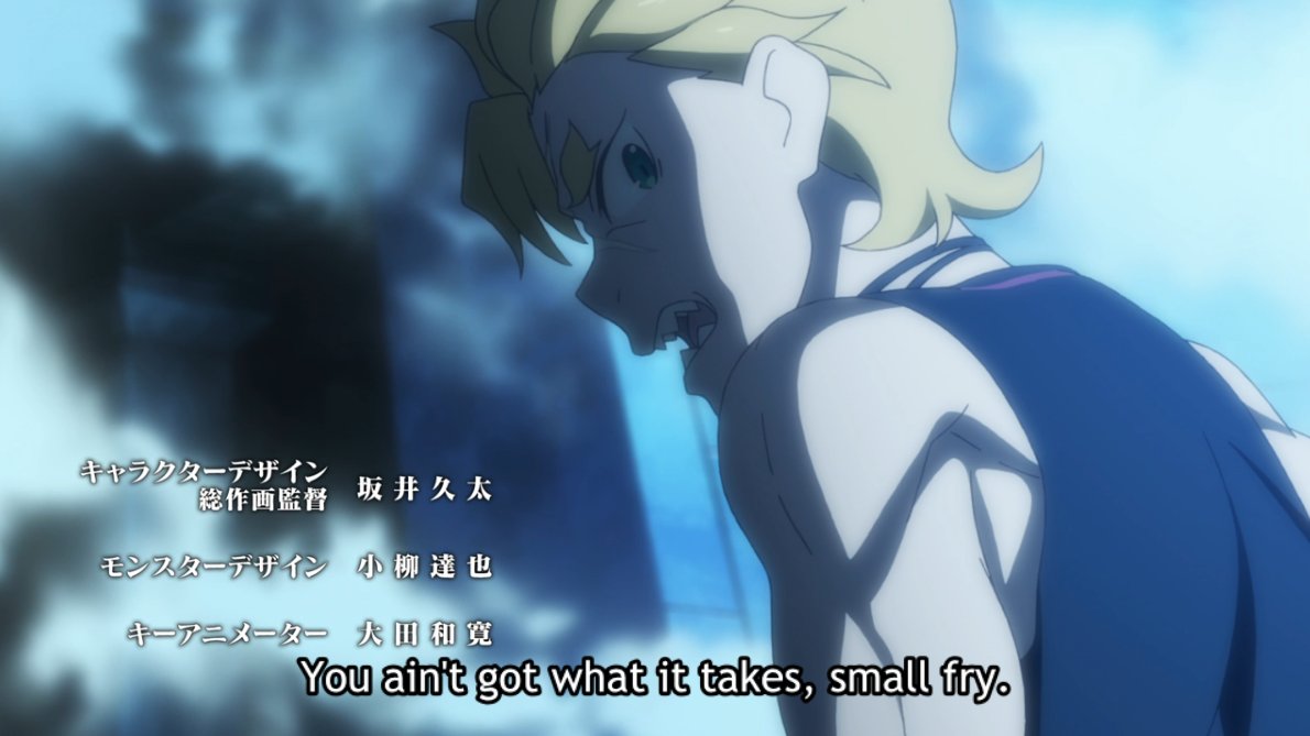 The starting sequence plays on Garfiel's character flaw of arrogance, having completely ignored Otto's capabilities & existence as he focused on Subaru alone.In turn, it also shows us Otto's resourceful side as he buys time—& his lack human friends explains his actions in EP32.