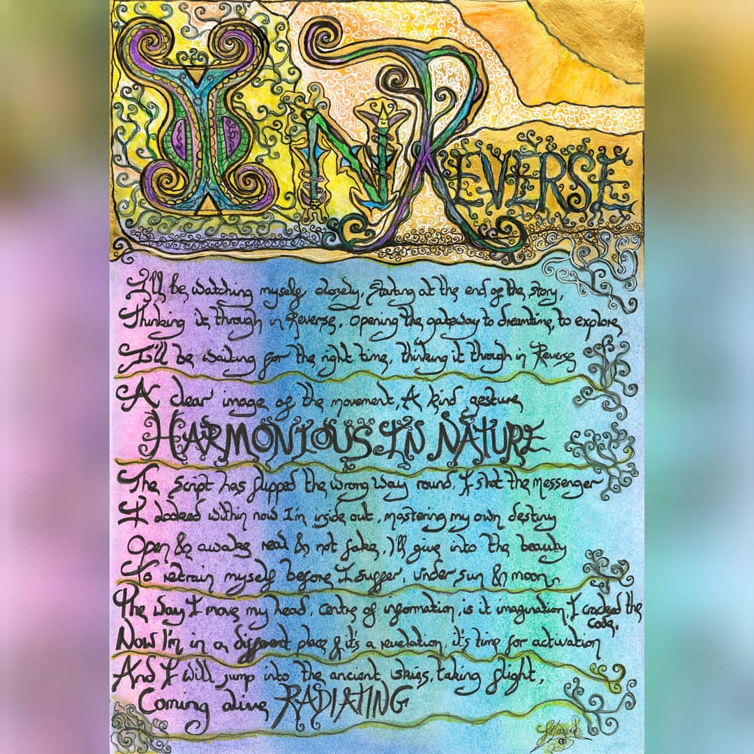silasandsaski's tweet photo. When songs become a piece of artwork! 
Here are some 'Illuminated Lyric Sheets' of our 'Power Of Three' release.
Hand drawn by Saski.

High quality A3/A4 art prints will become available to pre order on our @Bandcamp page soon. https://t.co/ec8RollT0W