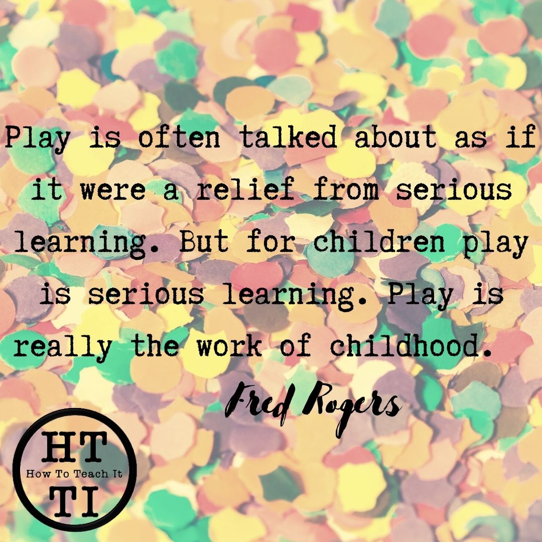 HowToTeachIt1's tweet photo. Play is a critical learning tool for children but is useful for teens and adults as well. Studies show that playing games can reduce cognitive decline later in life. Don't stop play-based learning at any age. https://t.co/LsDdUiIeCJ
