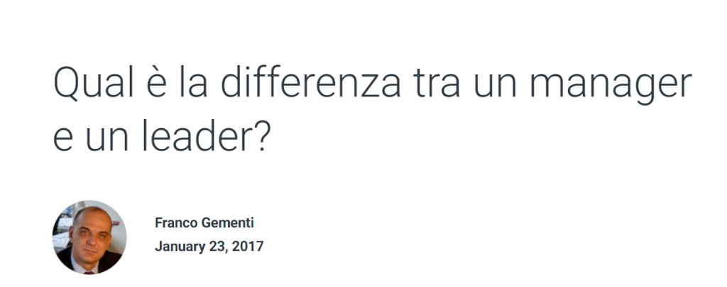 #CSODBlog | Qual è la differenza tra un #manager e un #leader?🤔 Per fare chiarezza tra queste 2 figure @FGementi in questo blog ci illustra ben 5 aspetti che fanno la differenza tra un semplice manager e un vero leader.💥Cosa aspetti, leggi l'articolo!😃 
csod.info/3qli20n