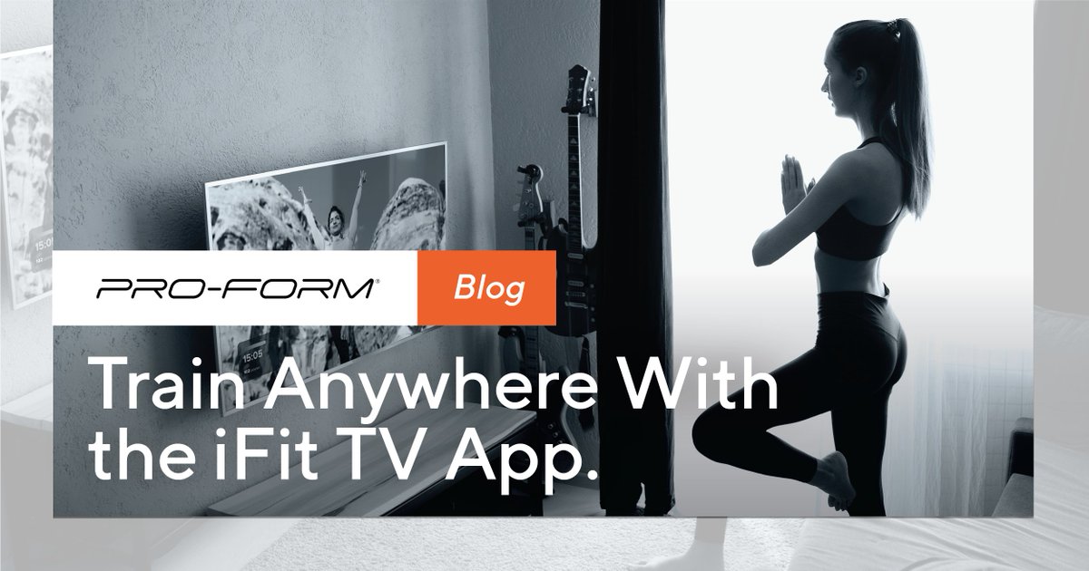 ProFormFitness's tweet photo. Access your @iFit workouts anywhere and anytime with the iFit TV app. Since the app doesn’t connect to your exercise equipment, you don’t need to be near it to use your app! To know more, follow the #ProFormBlog by clicking the link!
https://t.co/0U611AOdap https://t.co/24IjZXahHh