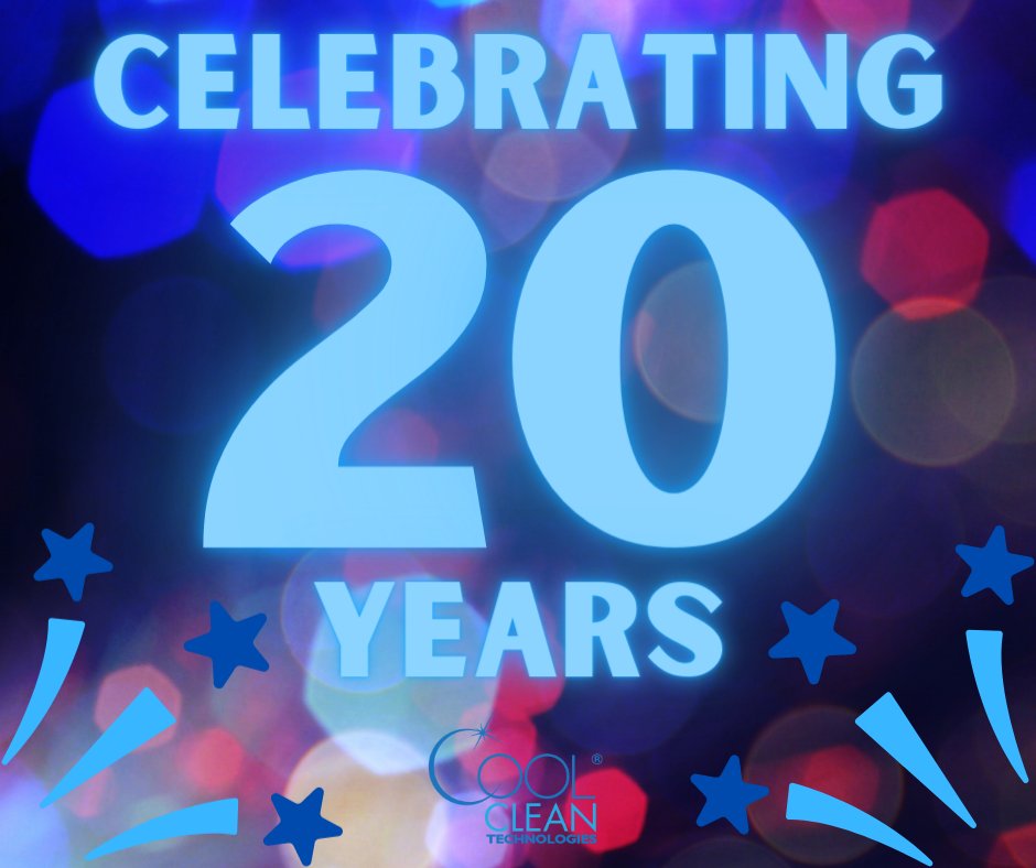 CoolCleanTecLLC's tweet photo. Now this is a 20 that we can celebrate!
Making clean "cool" for two decades. Learn how we can help you improve your manufacturing process in an environmentally friendly way.
#manufacturing #mftg #spraycleaning #surfaceprep #CO2spraycleaning #CO2 #CO2technology #robotics https://t.co/Kvx9pOvW6E