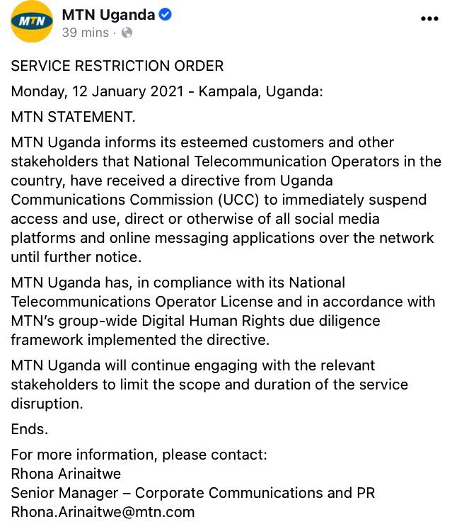 KizzaDemmy's tweet photo. We see u in court. You will pay heft fine and then u will learn from that @mtnug #opentheinternet https://t.co/VfZh60pBuF