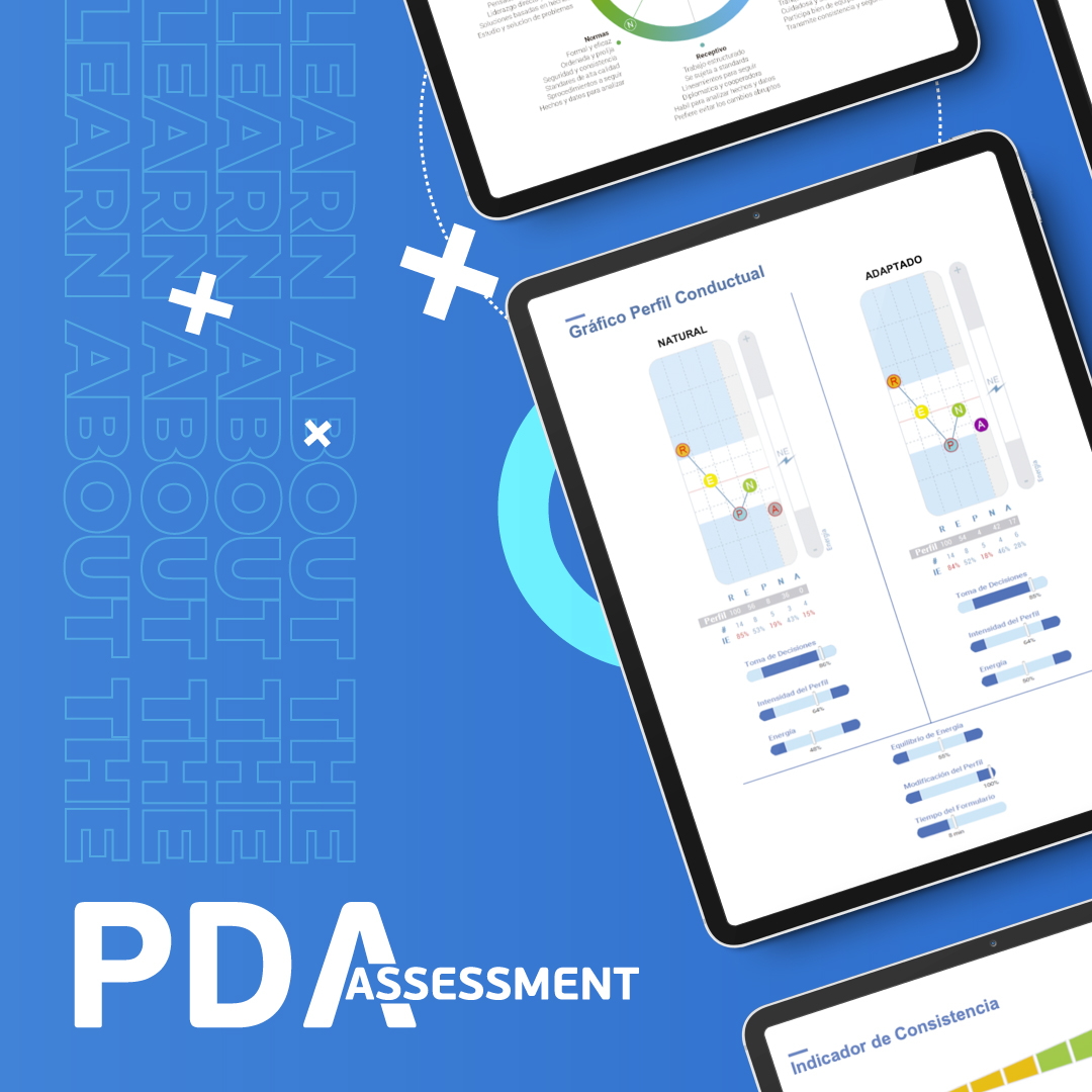 PDAProfileEN's tweet photo. The PDA Assessment allows you to know the behavioural profile of your employees. Fully online! ✔
 
Learn more at https://t.co/wb44wzgBKT https://t.co/soQcSvTwON
