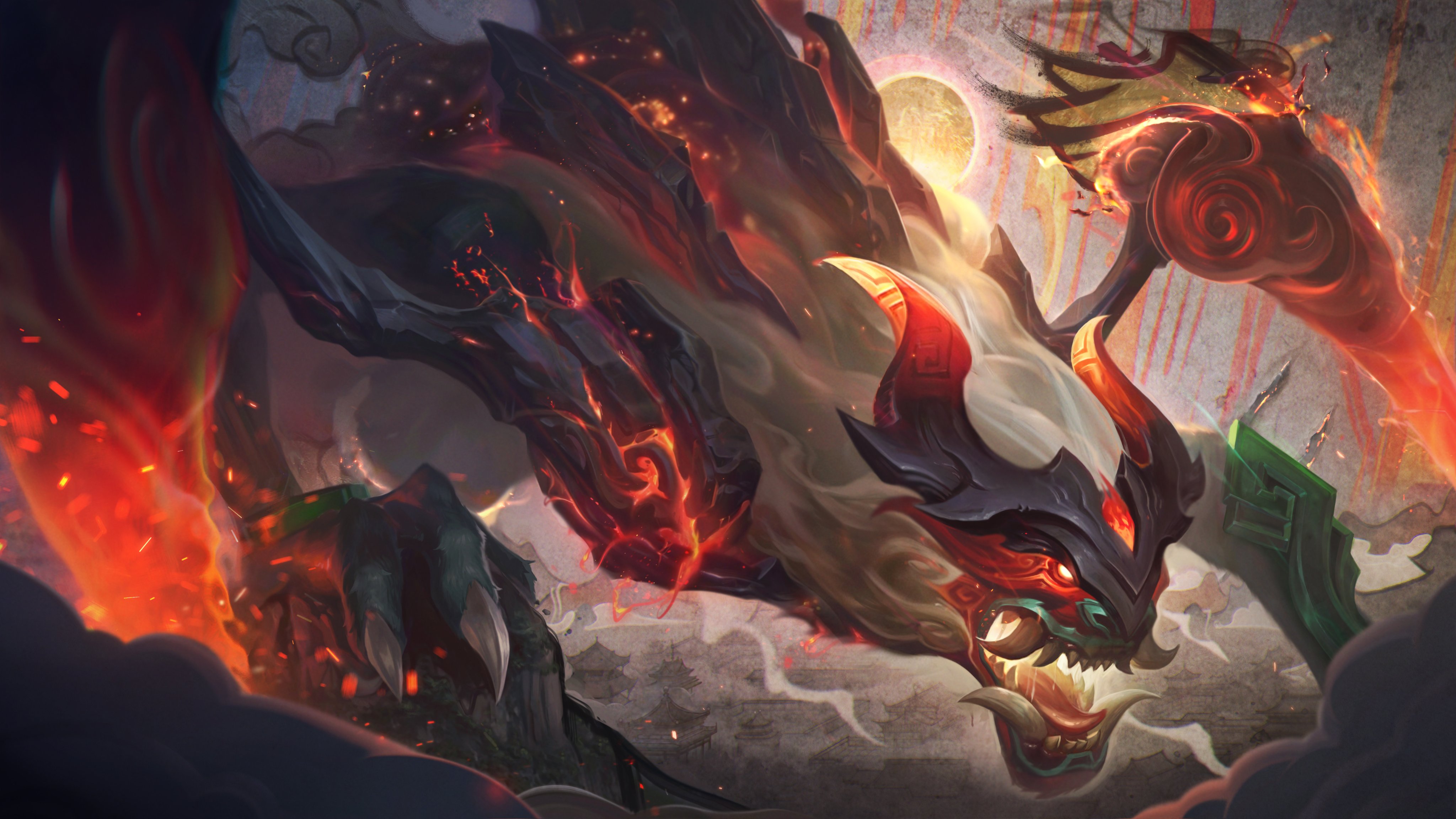 League of Legends Shan Hai Scroll Skins finally available on PBE
